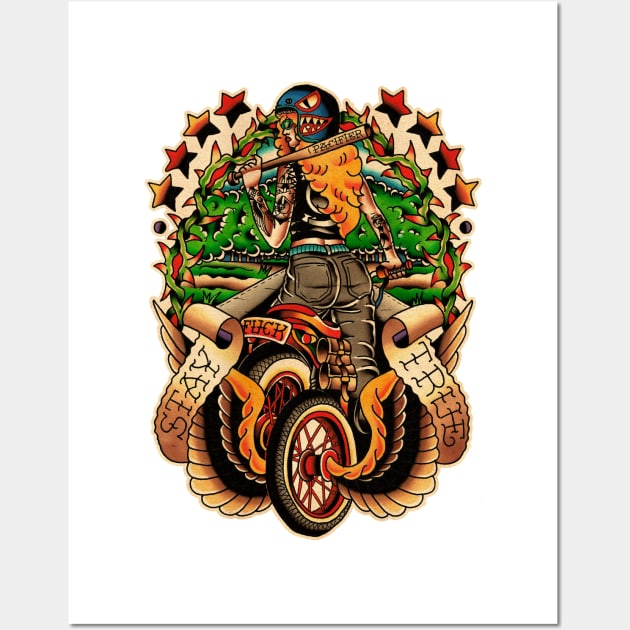 Biker Wall Art by Don Chuck Carvalho